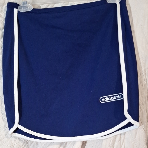 Adidas Blue Skirt with White Trim - Picture 6 of 6